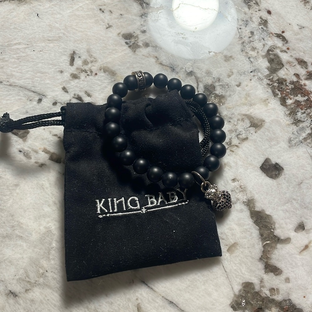 King baby bracelet (heart)